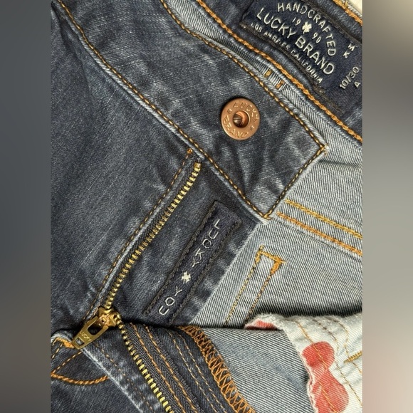 Lucky Brand Womens Jeans 10 30 Lolita Skinny Low Rise Denim Blue Y2K 31x28 - Picture 4 of 7